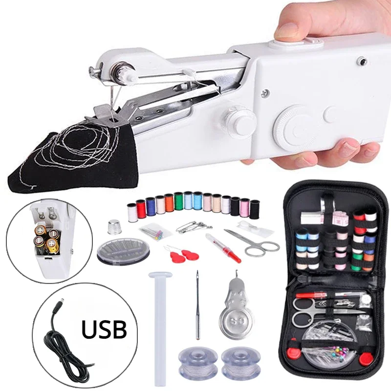 Mini Electric Sewing Machine Handheld - Przenośna maszyna do szycia Ręczna domowa
