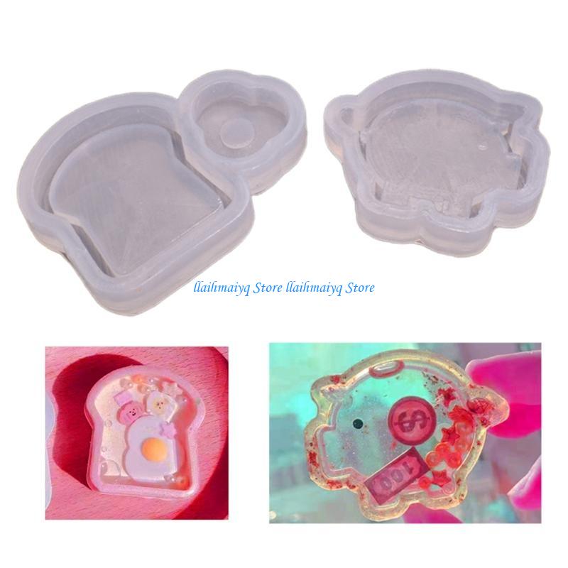 Silicone Epoxy Resin Molds Set - 573B Formy żywiczne z piaskiem Śliczne