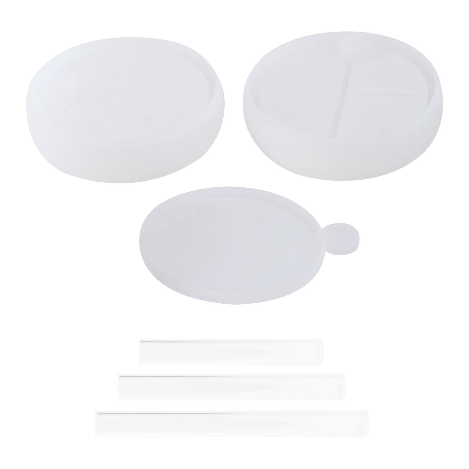 Zestaw 6 silikonowych form do  – Silicone Epoxy Resin Molds Set recenzja i cena