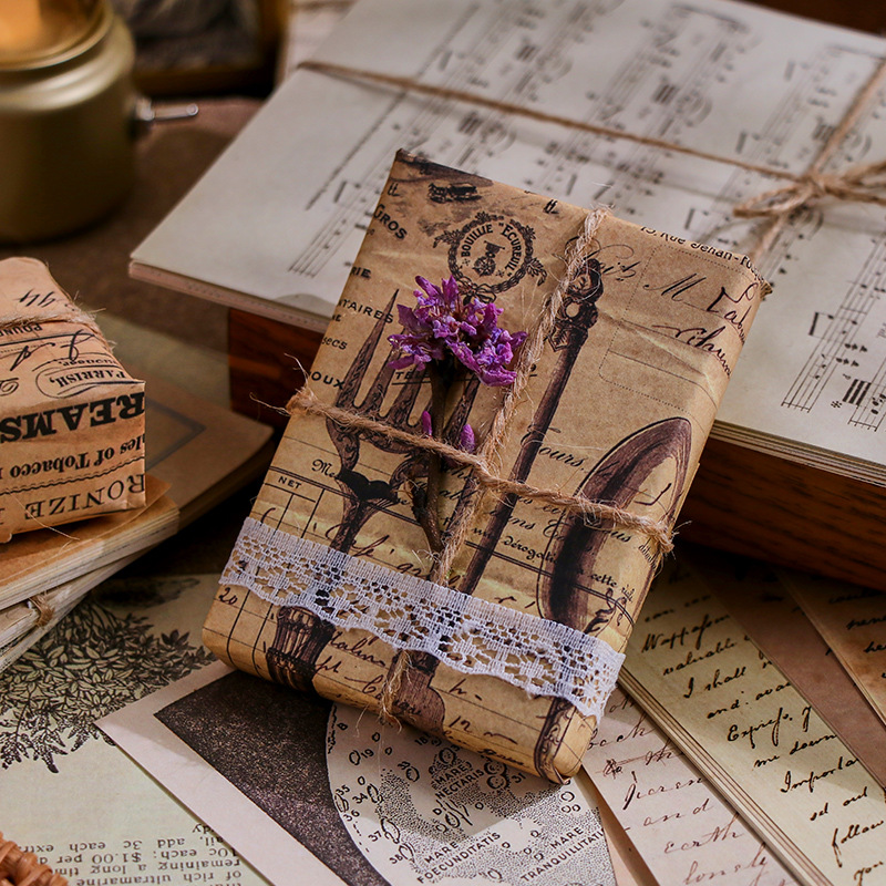 30 sztuk Vintage papier do scr – Vintage Junk Journal Scrapbooking Paper recenzja i cena
