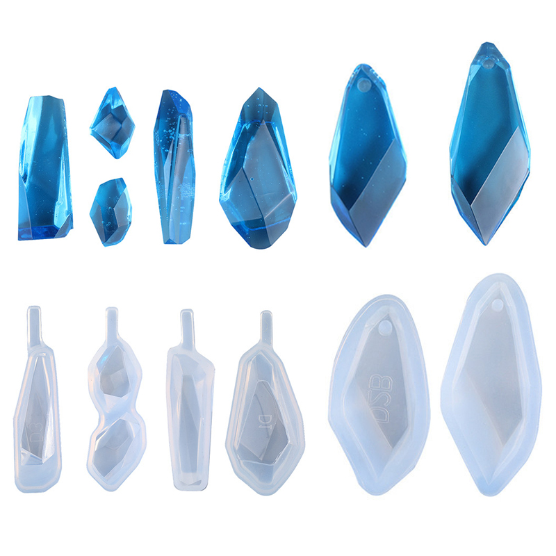 1/6/10 sztuk DIY brelok zawies – Silicone Epoxy Resin Molds Set recenzja i cena