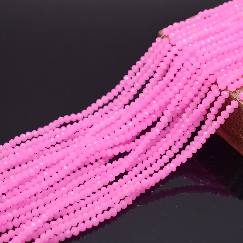 Jasny brzoskwiniowy róż 1 2 3  – Glass Seed Beads 2Mm Jewelry Making recenzja i cena