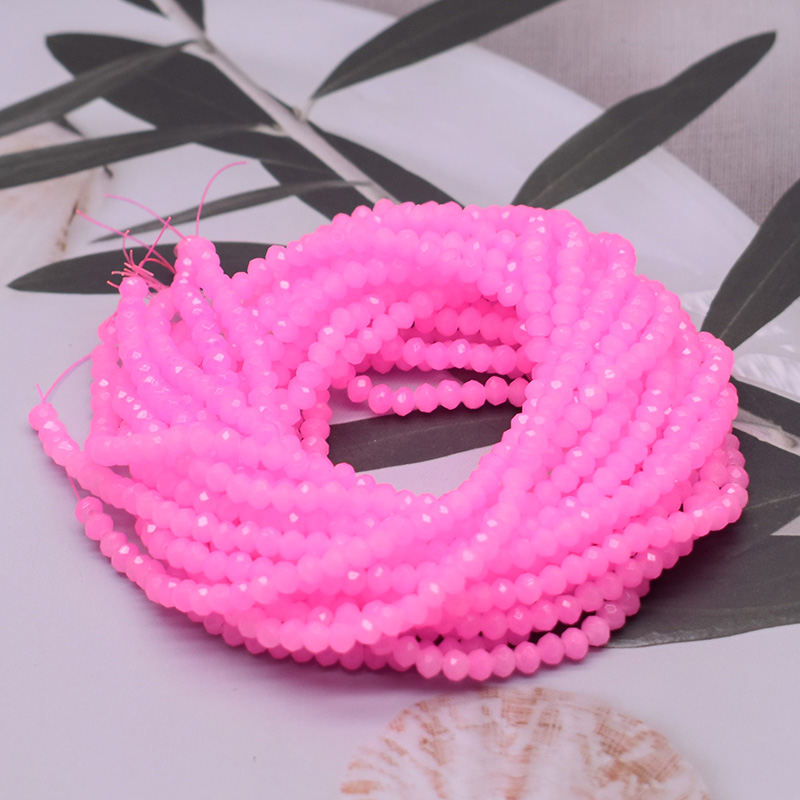 Jasny brzoskwiniowy róż 1 2 3  – Glass Seed Beads 2Mm Jewelry Making recenzja i cena