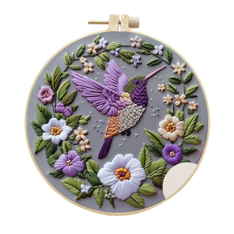 Zestaw do haftu kolibra dla po – Cross Stitch Stamped Kits Beginners recenzja i cena