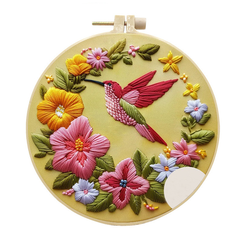 Zestaw do haftu kolibra dla po – Cross Stitch Stamped Kits Beginners recenzja i cena