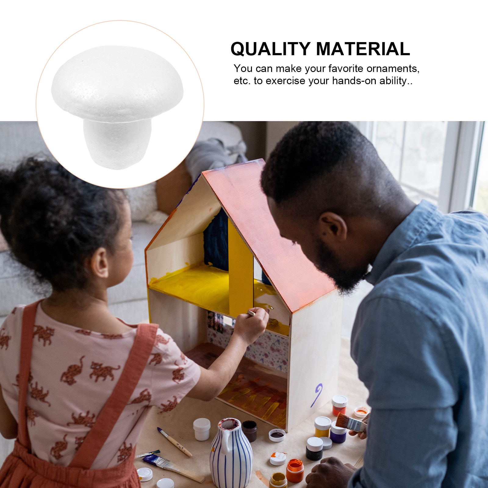 5 szt. piankowych grzybków do  – Painting Supplies recenzja i cena