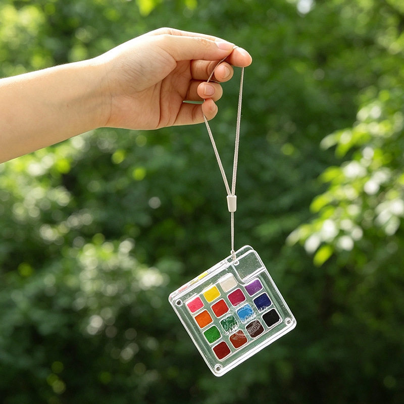 15 kolorów przenośny zestaw ak – Watercolor Paint Set Solid Pigment recenzja i cena