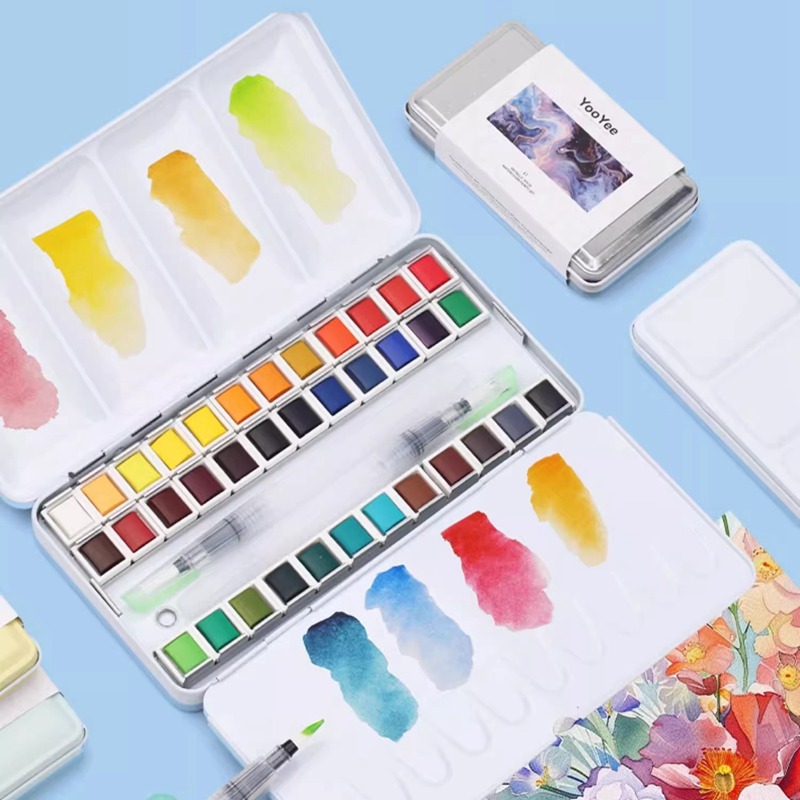 Zestaw farb akwarelowych YooYe – Watercolor Paint Set Solid Pigment recenzja i cena