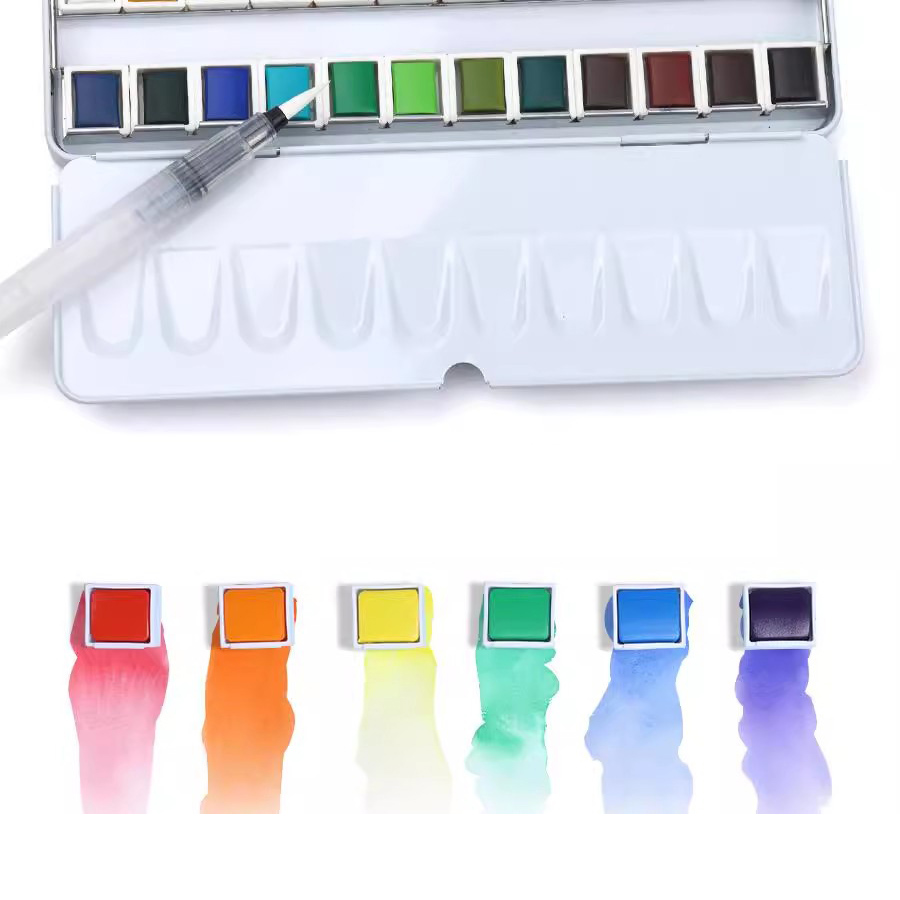 Zestaw farb akwarelowych YooYe – Watercolor Paint Set Solid Pigment recenzja i cena