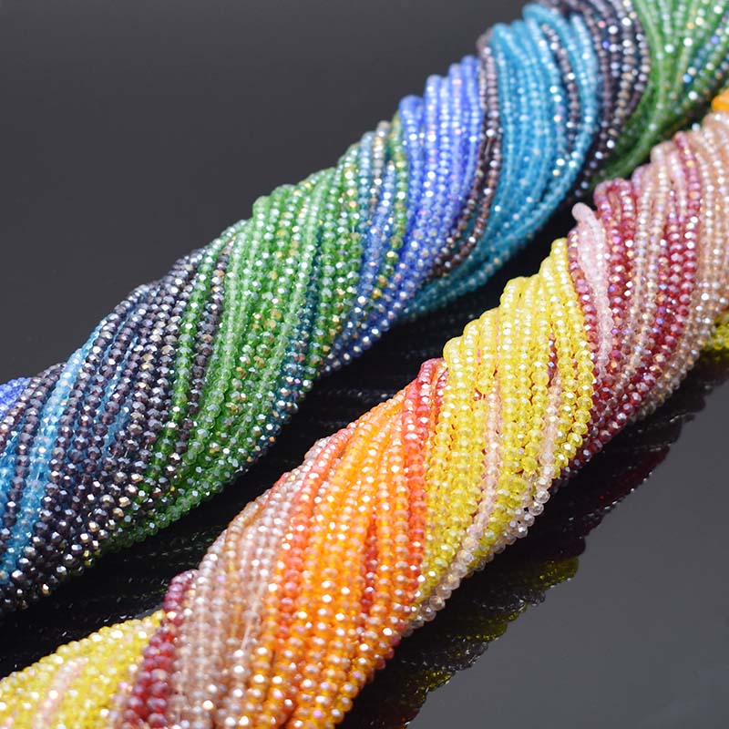 Poszycie AB przezroczysty kolo – Glass Seed Beads 2Mm Jewelry Making recenzja i cena