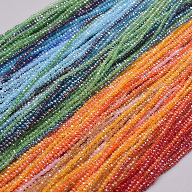 Poszycie AB przezroczysty kolo – Glass Seed Beads 2Mm Jewelry Making recenzja i cena